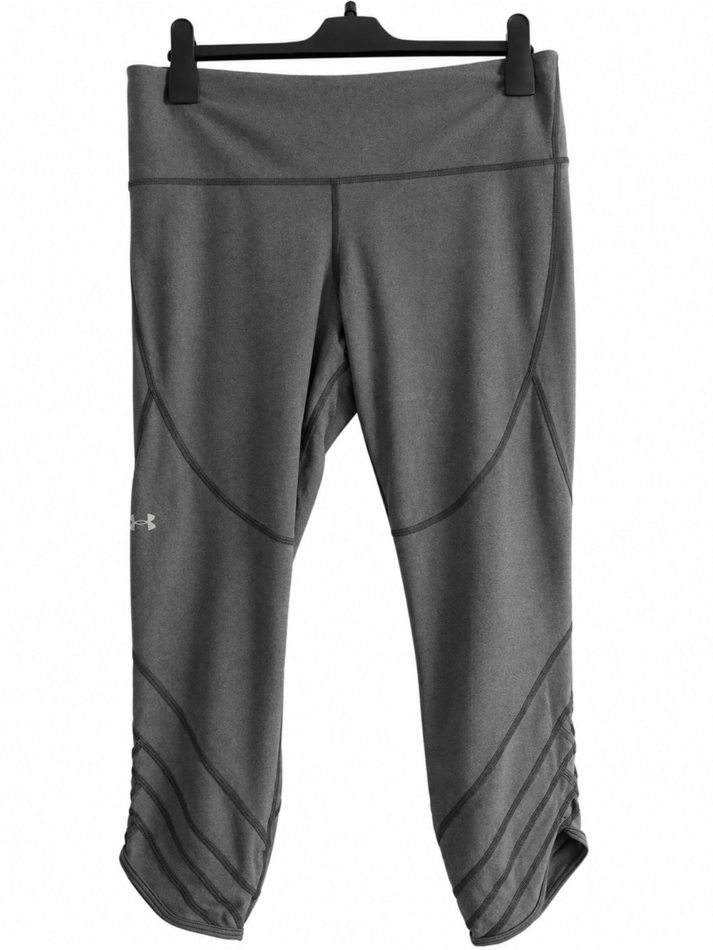 Under Armour Gray Capris with Subtle Logo
